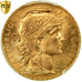 Coin, France, Marianne, 20 Francs, 1907, Paris, PCGS, MS66, MS(65-70), Gold