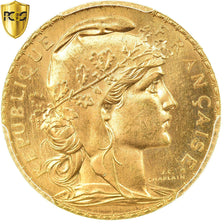 Monnaie, France, Marianne, 20 Francs, 1907, Paris, PCGS, MS65, Or