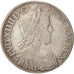 France, Louis XIV, 1/2 Ecu, 1653, Rouen, Argent, KM:164.1