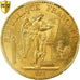 Coin, France, Génie, 20 Francs, 1876, Paris, PCGS, MS64, Gold, KM:825, graded