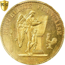 Coin, France, Génie, 20 Francs, 1878, Paris, PCGS, MS64, Gold, KM:825, graded