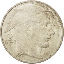 Belgio, 20 Francs, 20 Frank, 1949, BB, Argento, KM:141.1