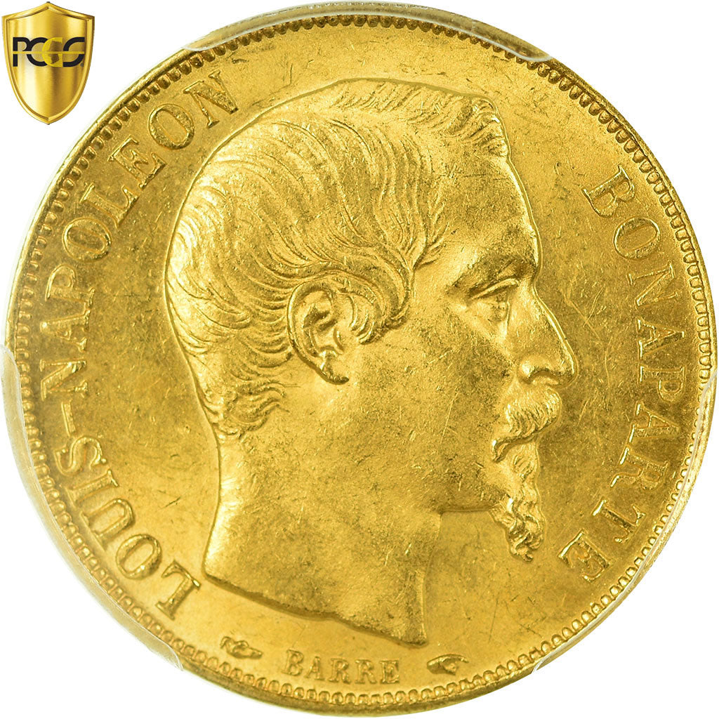 Coin, France, Napoleon III, Napoléon III, 20 Francs, 1852, Paris, PCGS, MS63