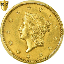 Coin, United States, Liberty Head - Type 1, Dollar, 1849, PCGS MS62