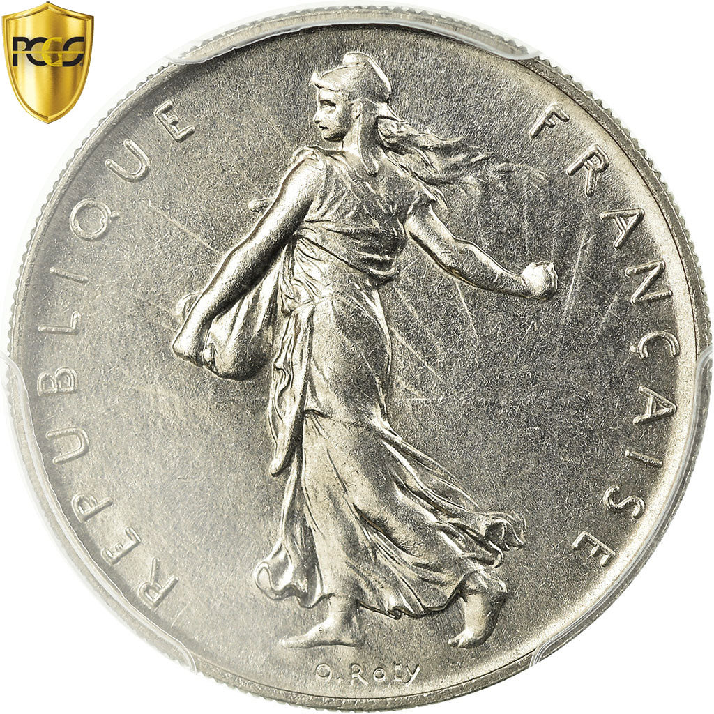 Monnaie, France, Semeuse, Franc, 1960, Paris, PCGS, MS65, Nickel, KM:925.1