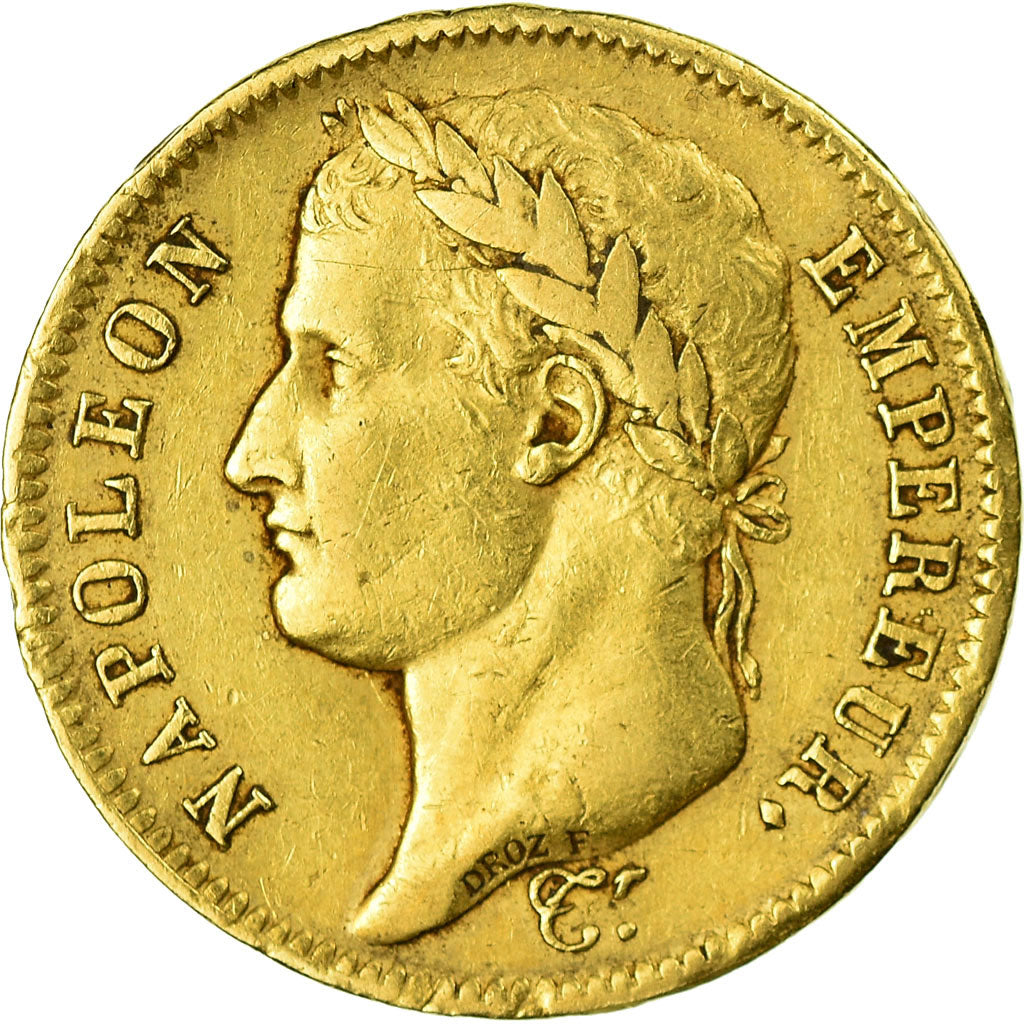 Moneda, Francia, Napoléon I, 40 Francs, 1811, Bordeaux, MBC, Oro, KM:696.3