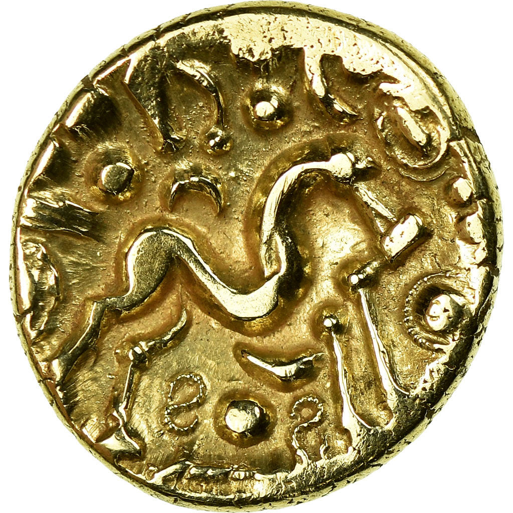 Coin, Ambiani, Stater, aux esses, EF(40-45), Gold, Delestrée:242