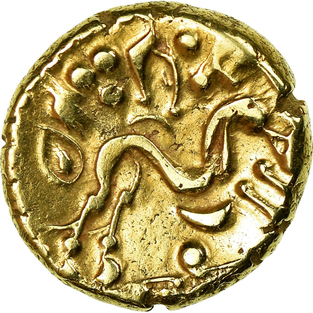 Coin, Ambiani, Stater, EF(40-45), Gold, Delestrée:240