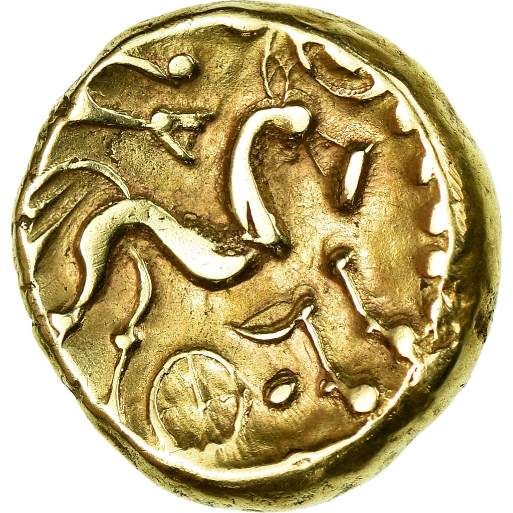 Coin, Suessiones, Stater, VF(30-35), Gold, Delestrée:169-170