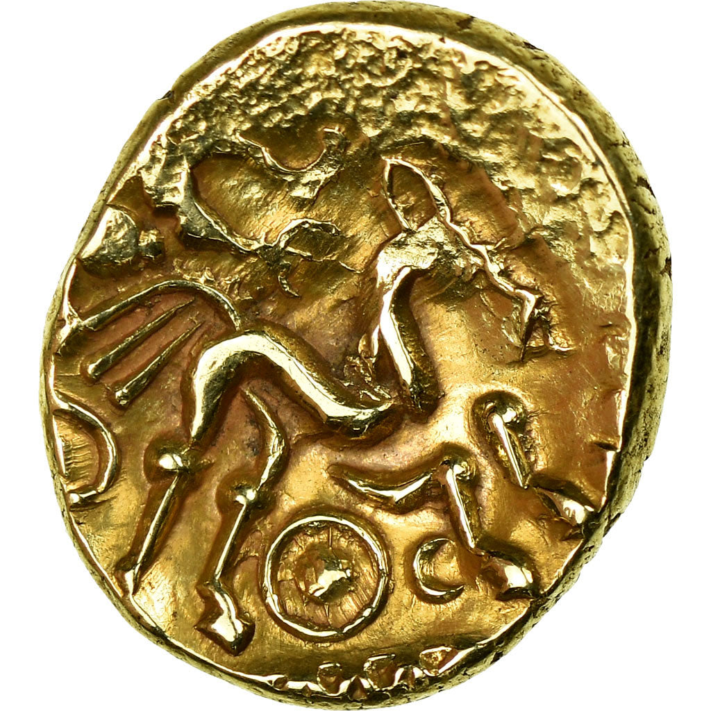 Monnaie, Suessions, Statère, TTB, Or, Delestrée:169-170