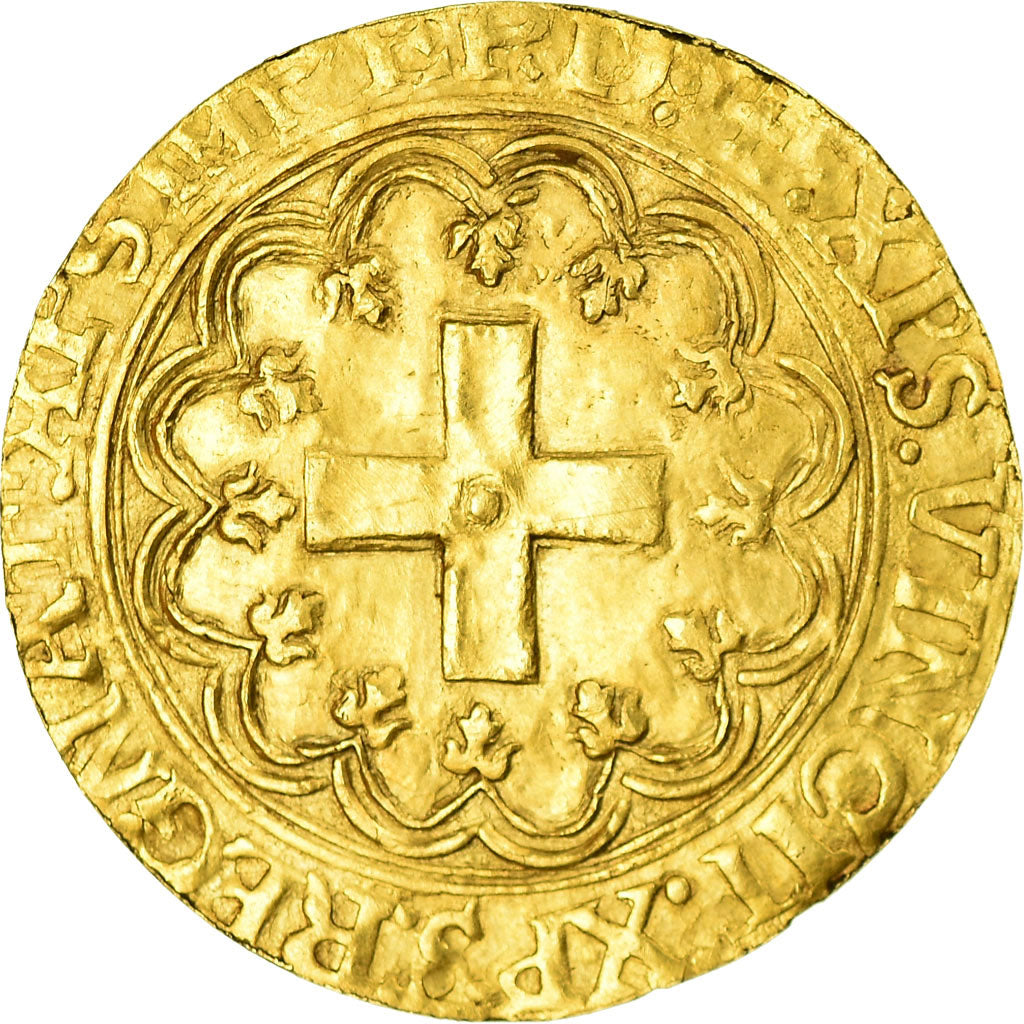 Moneta, Francja, François Ier, Ecu d'or à la croisette, Ecu d'or, Bayonne
