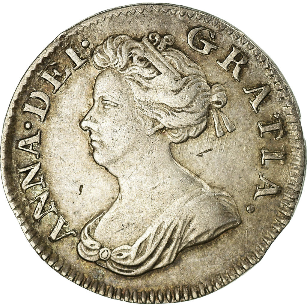 Moneda, Gran Bretaña, Anne, 4 Pence, Groat, 1704, MBC, Plata, KM:515