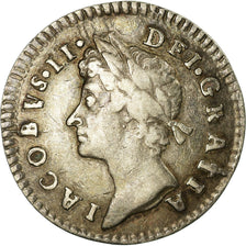 Coin, Great Britain, James II, 3 Pence, 1688, EF(40-45), Silver, KM:450