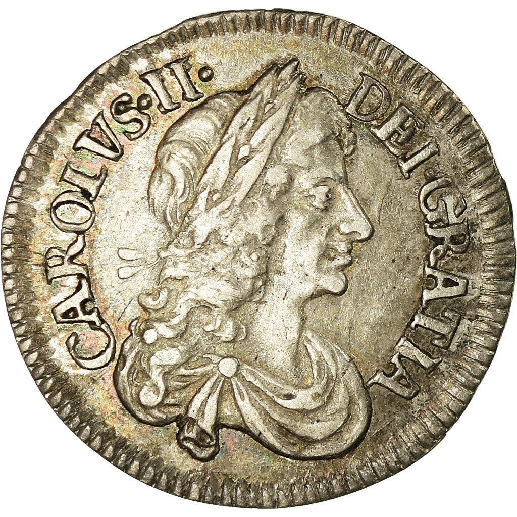 Coin, Great Britain, Charles II, 3 Pence, 1679, EF(40-45), Silver, KM:433