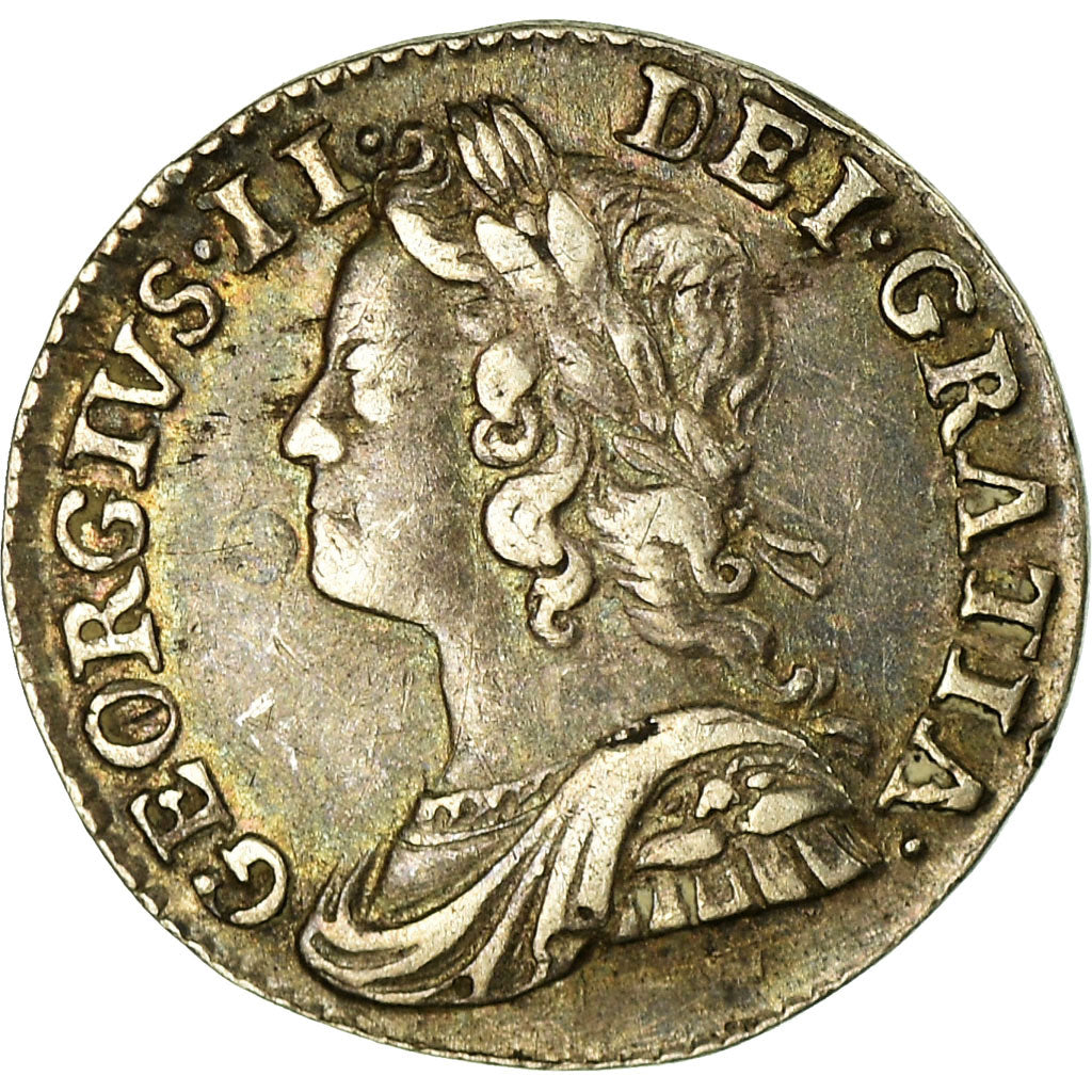 Coin, Great Britain, George II, 2 Pence, 1746, EF(40-45), Silver, KM:568