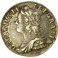 Coin, Great Britain, George II, 2 Pence, 1746, EF(40-45), Silver, KM:568