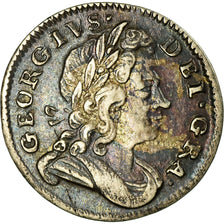 Coin, Great Britain, George I, 2 Pence, 1723, EF(40-45), Silver, KM:550