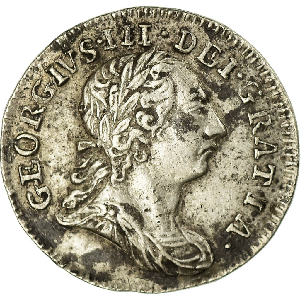 Coin, Great Britain, George III, 2 Pence, 1786, EF(40-45), Silver, KM:595