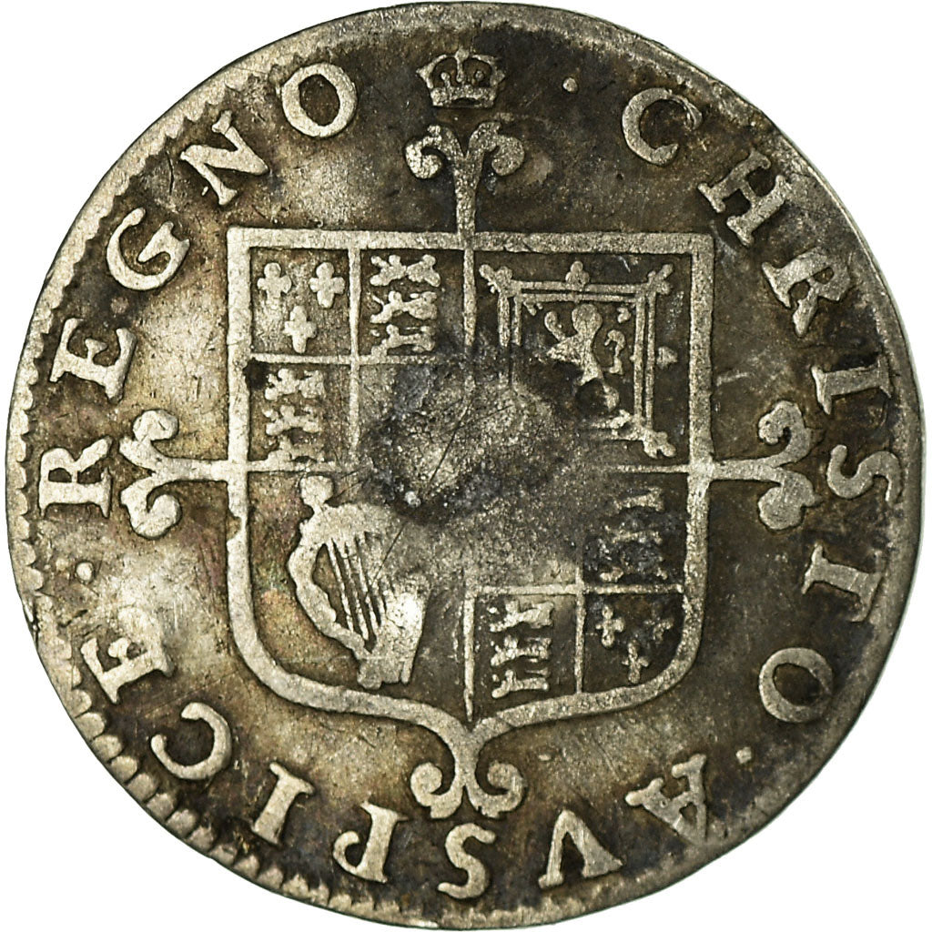 Coin, Great Britain, Charles II, 2 Pence, 1/2 Groat, VF(20-25), Silver, KM:400