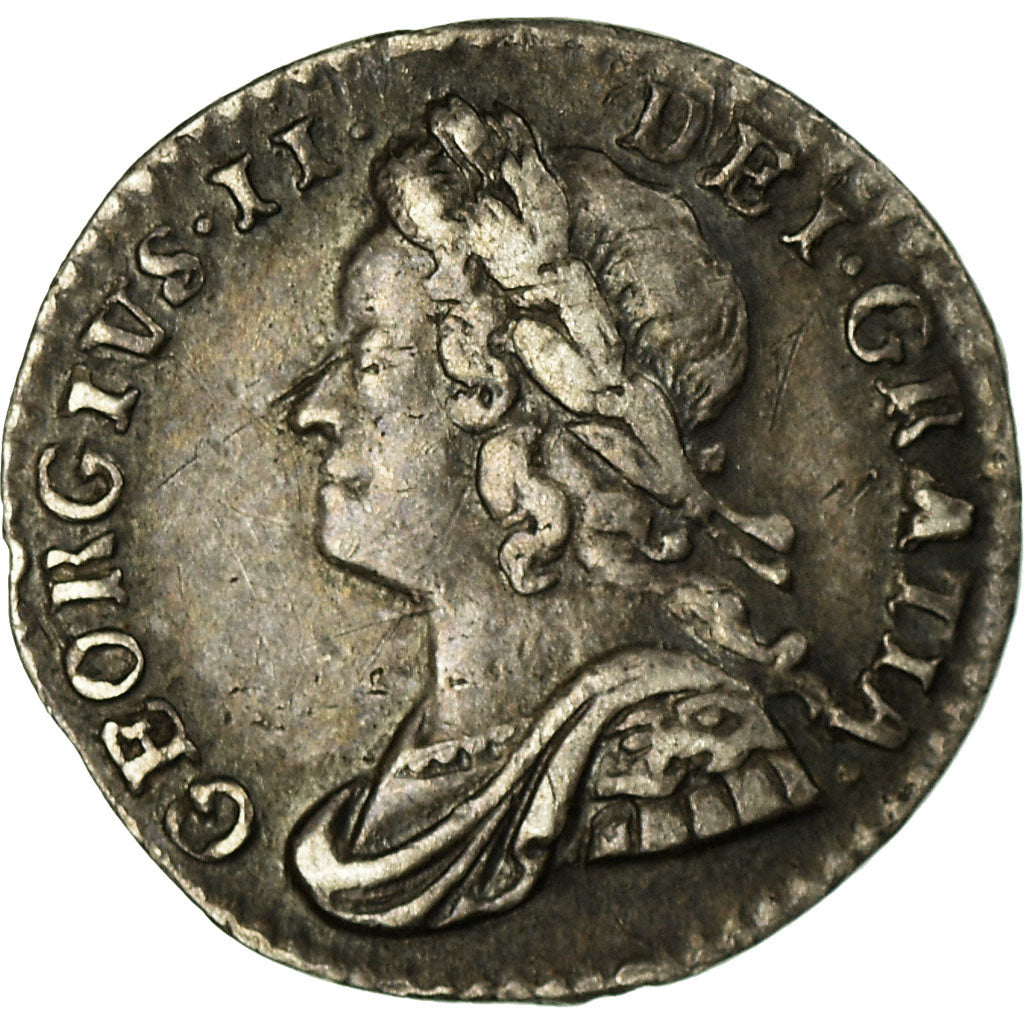 Coin, Great Britain, George II, Penny, 1752, EF(40-45), Silver, KM:567