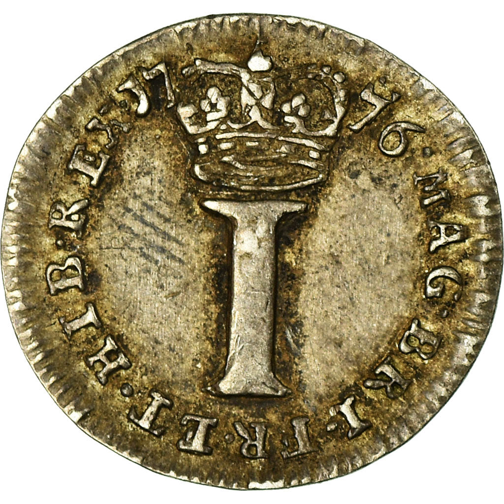Monnaie, Grande-Bretagne, George III, Penny, 1776, TTB, Argent, KM:594