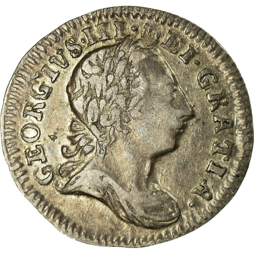 Moneda, Gran Bretaña, George III, Penny, 1772, MBC, Plata, KM:594