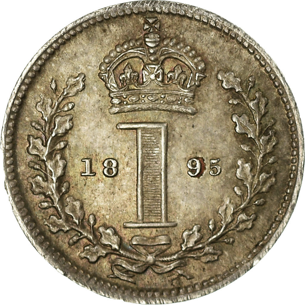 Coin, Great Britain, Victoria, Penny, 1895, AU(55-58), Silver, KM:775