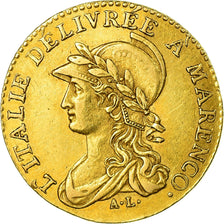 Munten, Italiaanse staten, PIEDMONT REPUBLIC, Marengo, 20 Francs, AN 9, Torino