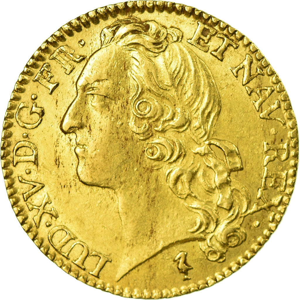 Coin, France, Louis XV, Louis d'or au bandeau, Louis d'Or, 1747, Lille