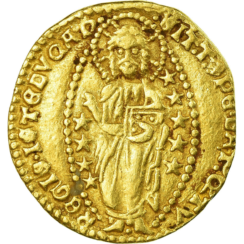 Coin, ITALIAN STATES, VENICE, Antonio Venier (1382-1400), Zecchino, Venice