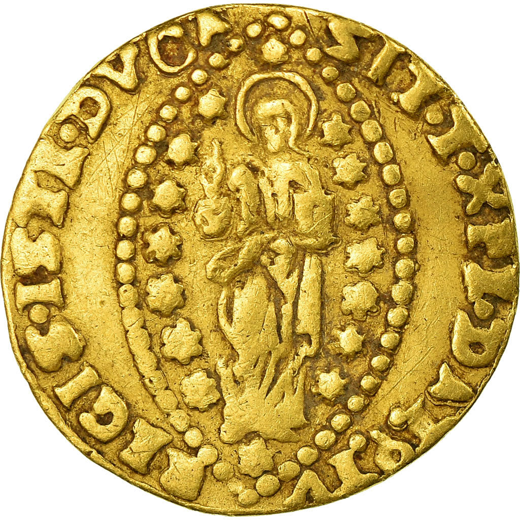 Coin, ITALIAN STATES, VENICE, Giovanni Corner II, Zecchino, Venice, VF(20-25)