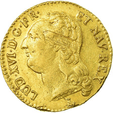 Moneta, Francja, Louis XVI, Louis d'or à la tête nue, Louis d'Or, 1787