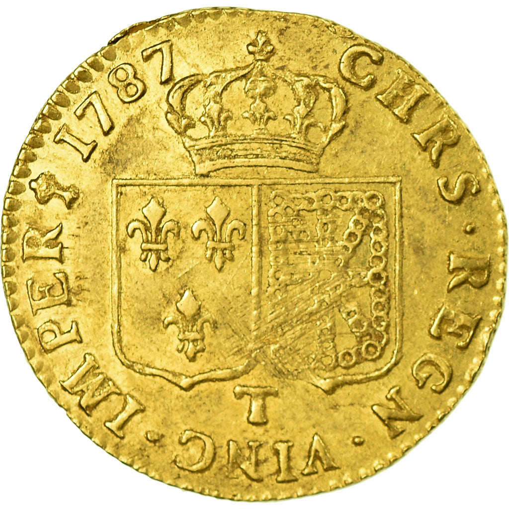 Moneta, Francja, Louis XVI, Louis d'or à la tête nue, Louis d'Or, 1787