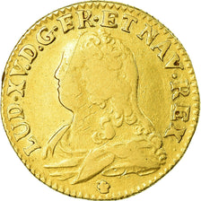 Coin, France, Louis XV, Louis d'or aux lunettes, Louis d'Or, 1728, Bordeaux
