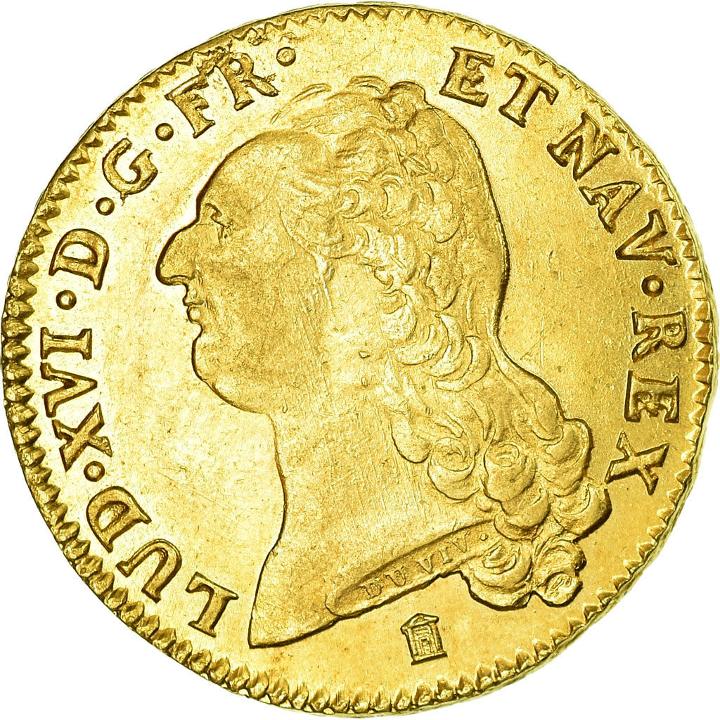 Munten, Frankrijk, Louis XVI, Double louis d'or à la tête nue, 2 Louis D'or