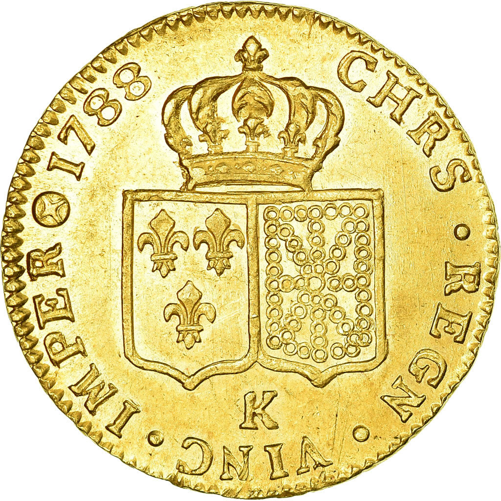 Munten, Frankrijk, Louis XVI, Double louis d'or à la tête nue, 2 Louis D'or