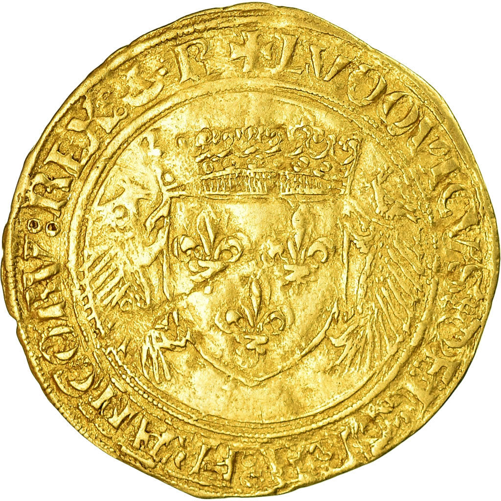 Coin, France, Louis XII, Ecu d'or aux Porcs-Epics, Bordeaux, EF(40-45), Gold