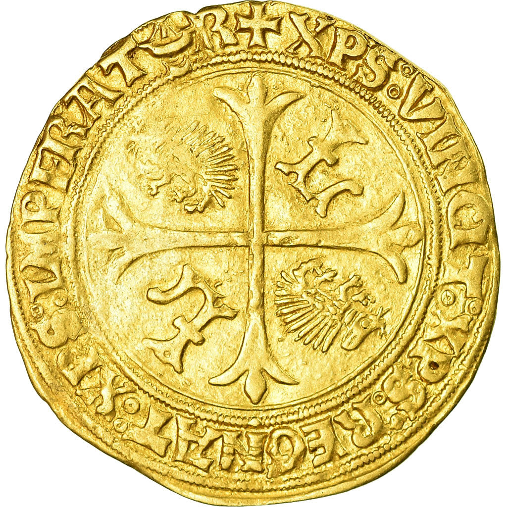 Coin, France, Louis XII, Ecu d'or aux Porcs-Epics, Bordeaux, EF(40-45), Gold