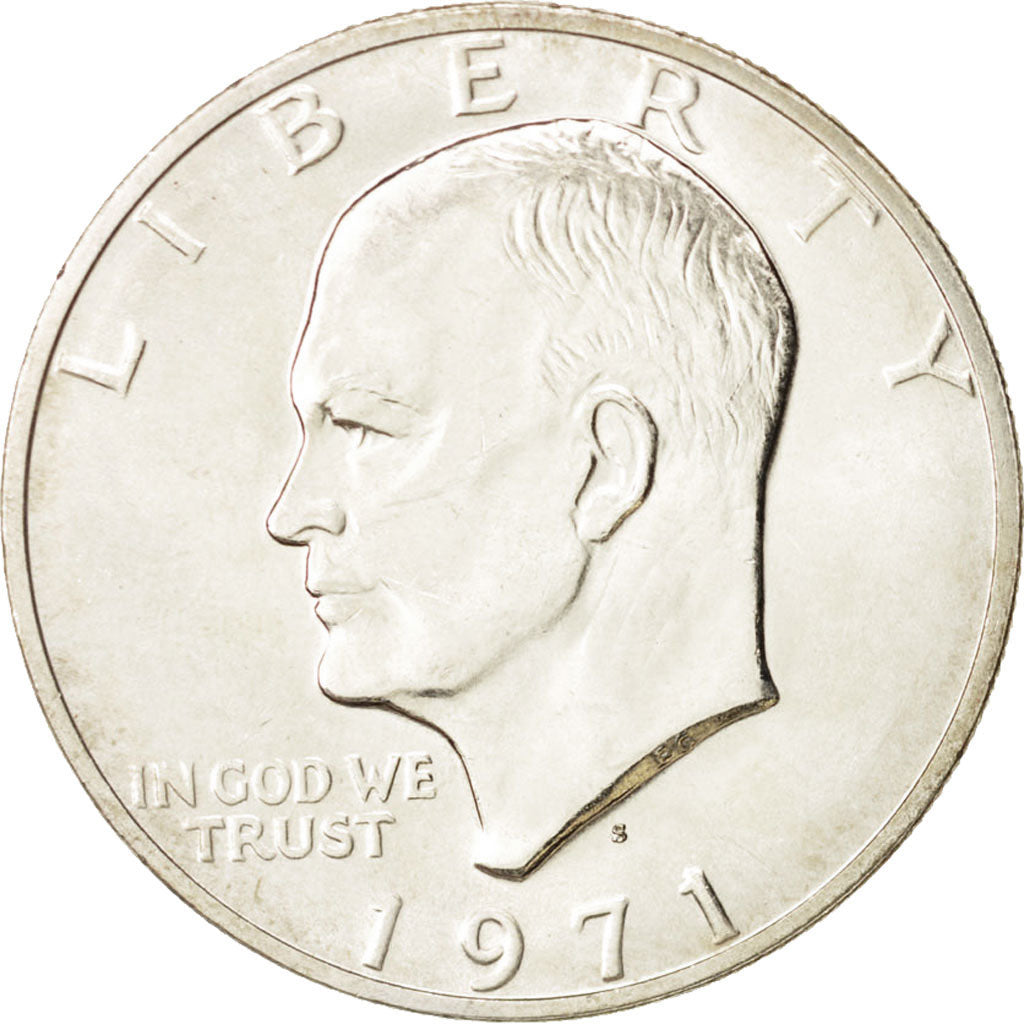 United States, Eisenhower Dollar, 1971, S, Silver, KM:203a