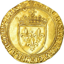 Coin, France, Charles VIII, Ecu d'or, Bordeaux, EF(40-45), Gold, Duplessy:575A