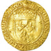 Moneta, Francia, Charles VIII, Ecu d'or, Bordeaux, 1ère émission, MB+, Oro