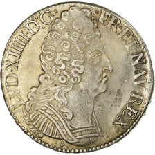 Monnaie, France, Louis XIV, Écu aux 3 couronnes, Ecu, 1710, Bordeaux, TTB
