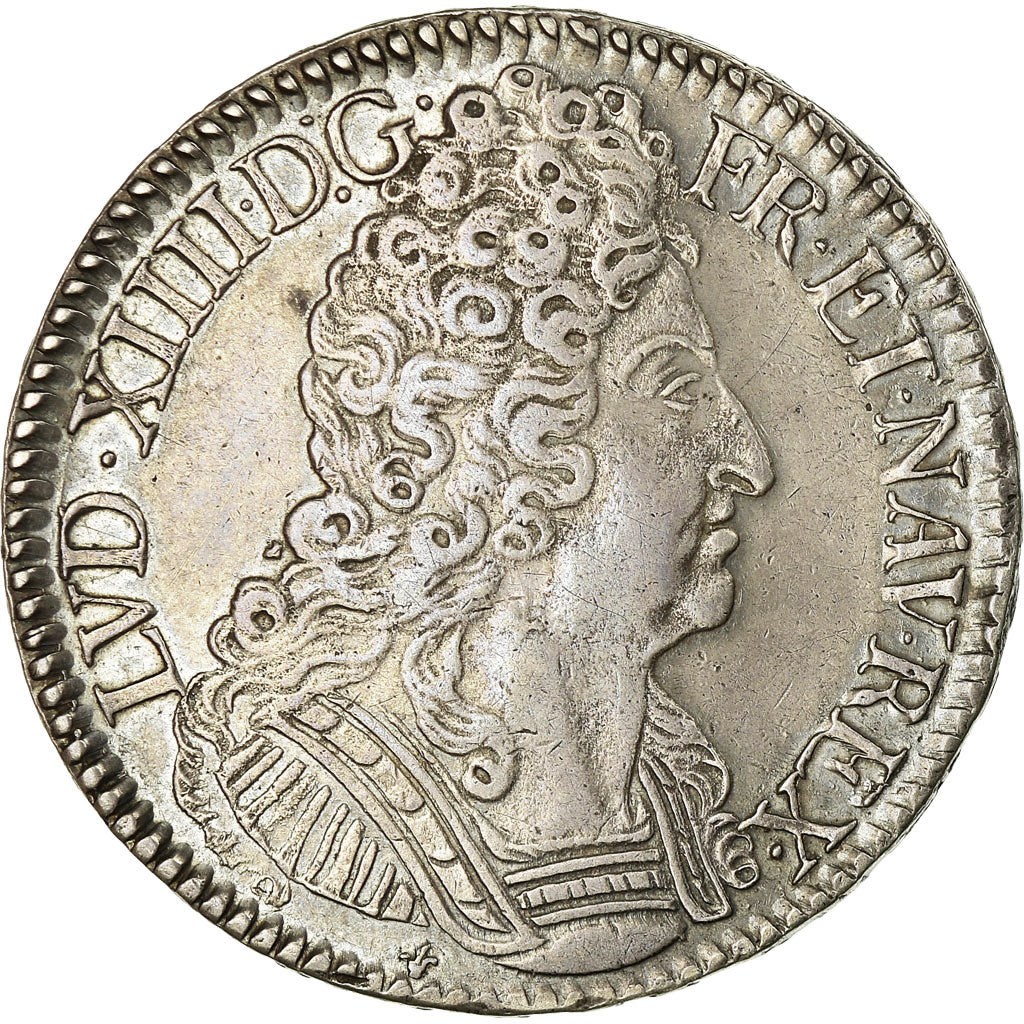 Münze, Frankreich, Louis XIV, Écu aux 3 couronnes, Ecu, 1712, Bordeaux, SS+