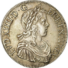 Monnaie, France, Louis XIV, Écu à la mèche longue, Ecu, 1647, Bordeaux, TTB