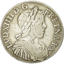Coin, France, Louis XIV, 1/2 Écu à la mèche longue, 1/2 Ecu, 1656, Bordeaux