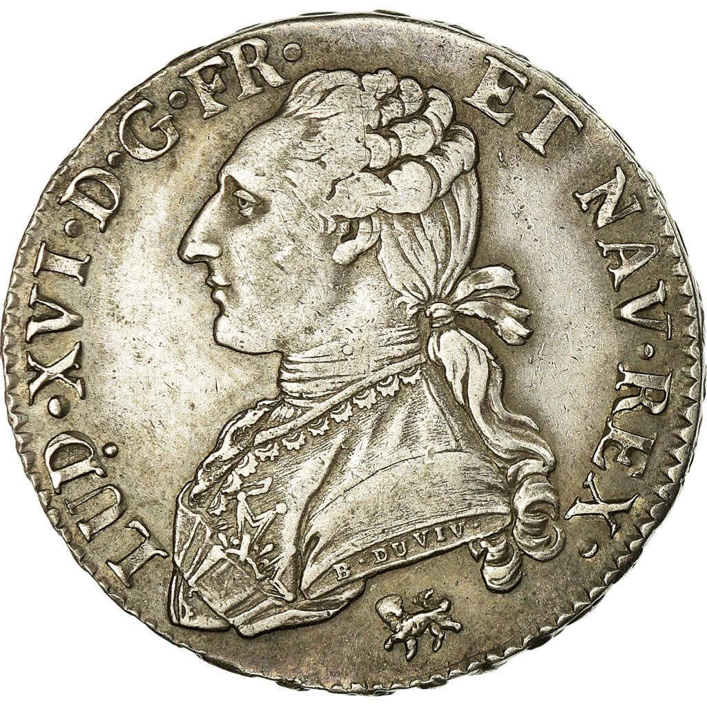 Monnaie, France, Louis XVI, 1/2 Écu, 1/2 ECU, 44 Sols, 1791, Paris, TTB