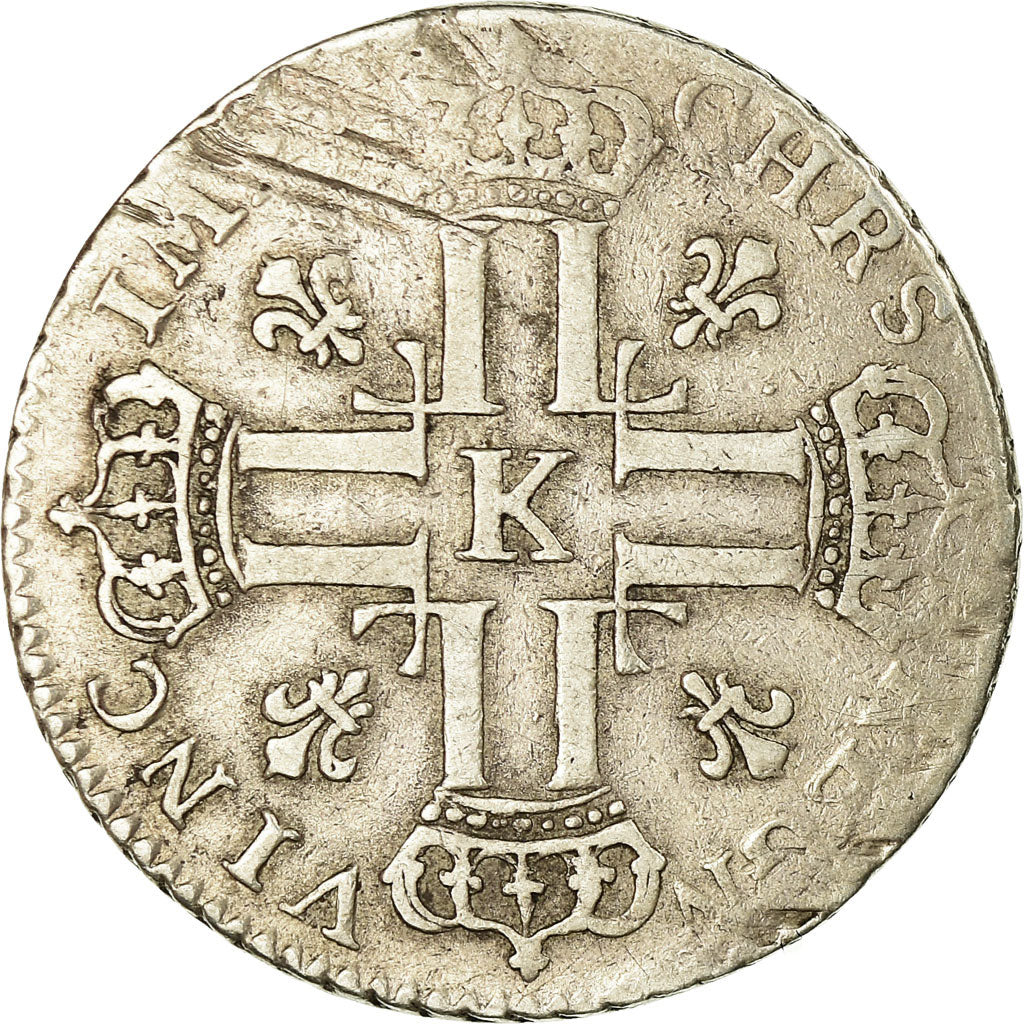 Moeda, França, Louis XV, Petit Louis d'argent (3 livres), 1/3 Ecu, 1720