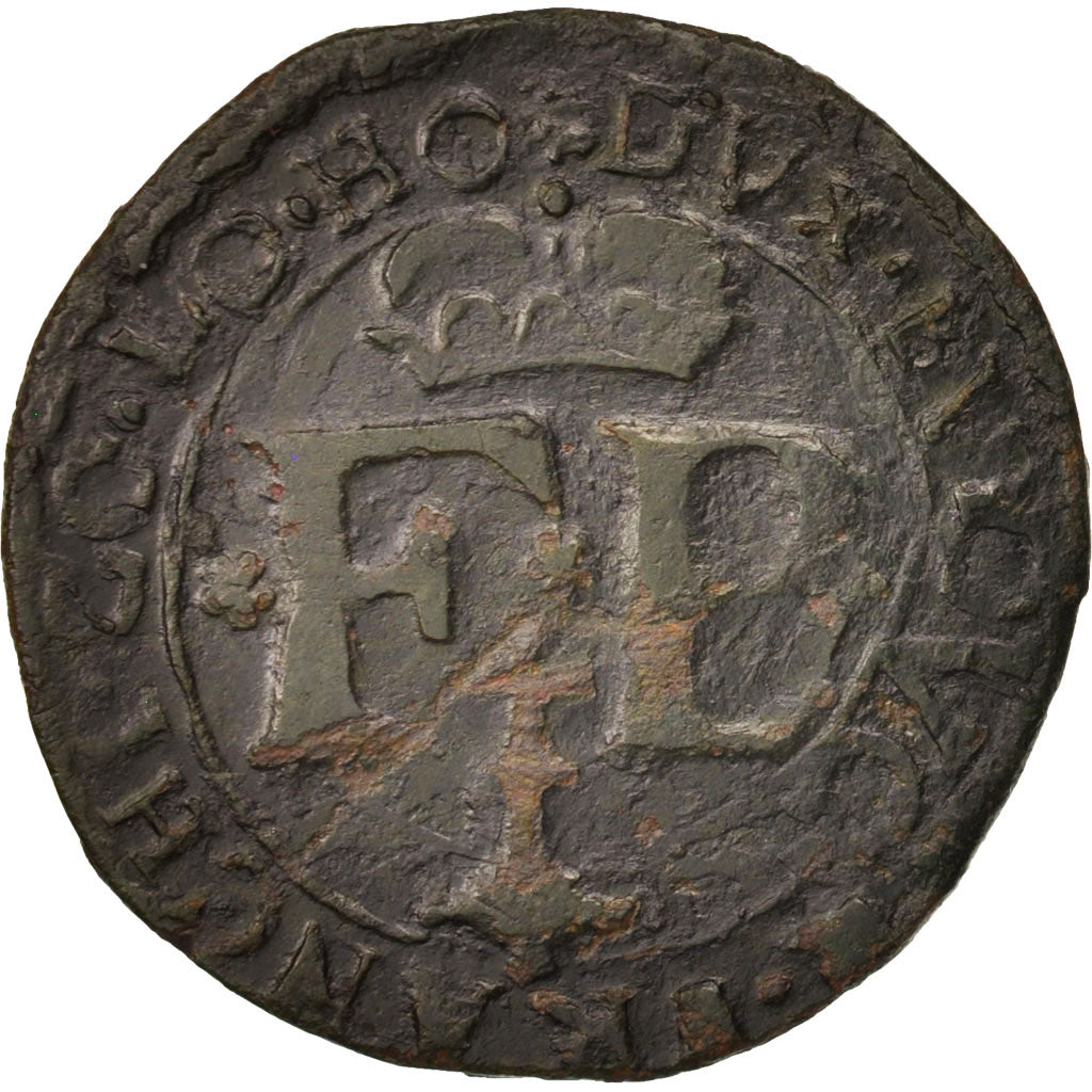 Coin, LIEGE, Ferdinand, Liard, 1641, Liege, EF(40-45), Copper, KM:37