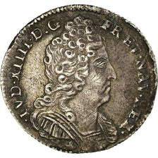 Moneda, Francia, Louis XIV, 1/10 Écu aux 3 couronnes, 1/10 Ecu, 1710, Bordeaux