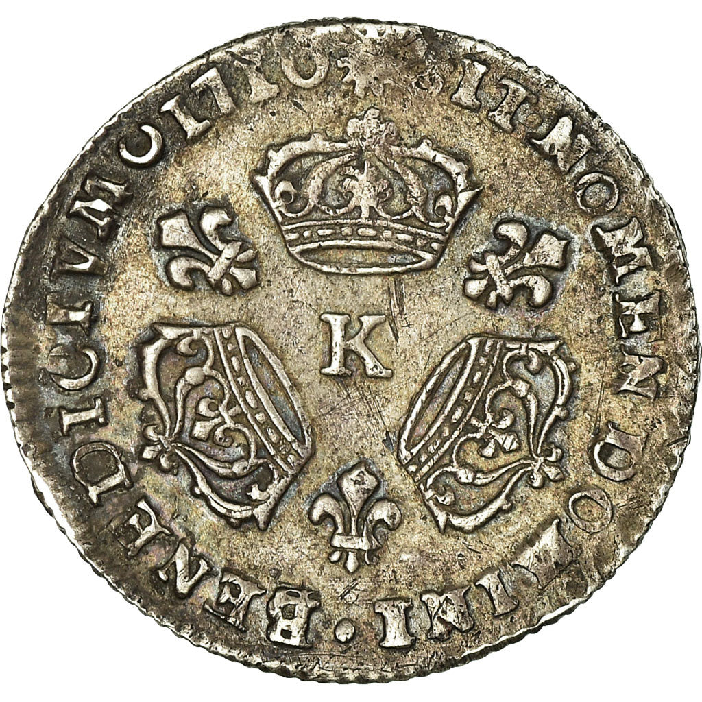 Moneda, Francia, Louis XIV, 1/10 Écu aux 3 couronnes, 1/10 Ecu, 1710, Bordeaux